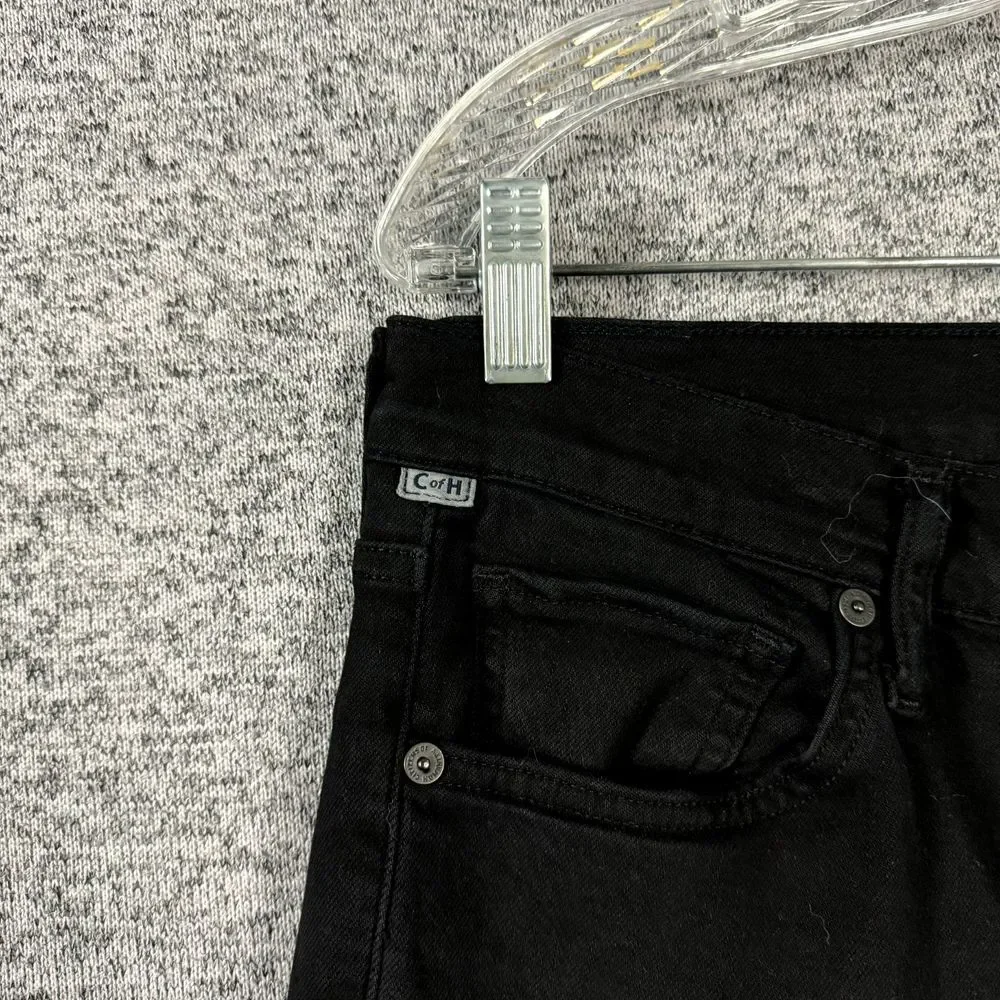 Citizens Of Humanity Women's Size 31 Black Stretch Denim Lilah High Rise Bootcut - Picture 11 of 16